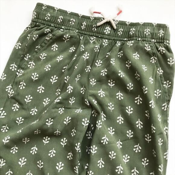 Old Navy olive pattered soft pant EUC S(6/7Y) - Picture 2 of 5